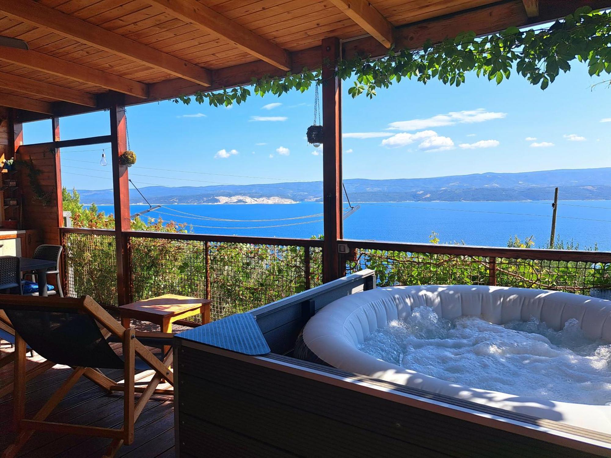 Bella Vista With Jacuzzi 1 Villa Omis Luaran gambar