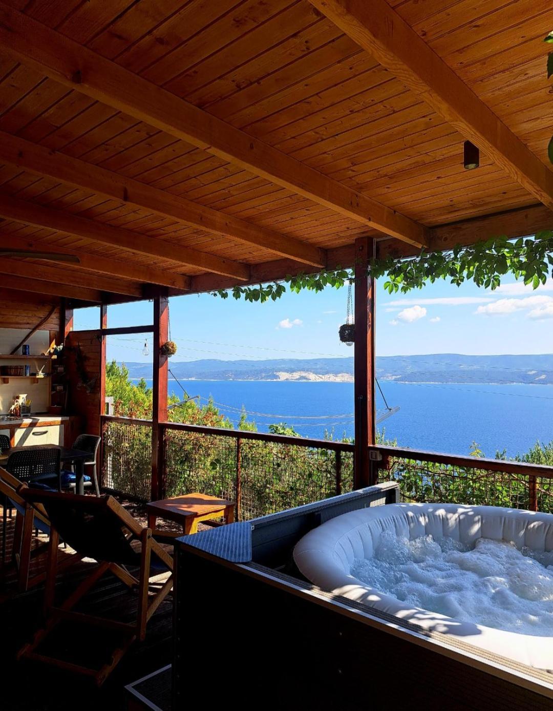 Bella Vista With Jacuzzi 1 Villa Omis Luaran gambar
